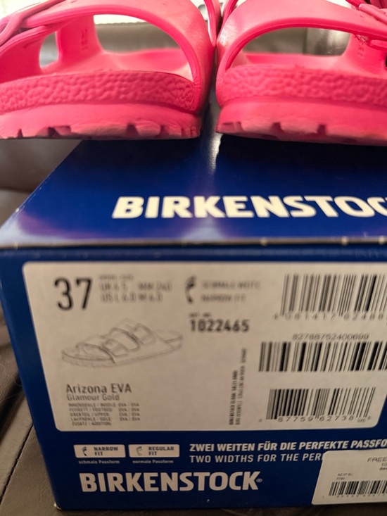 Birkenstock Shoes - Birkenstock Arizona EVA Sandals - Hot Pink